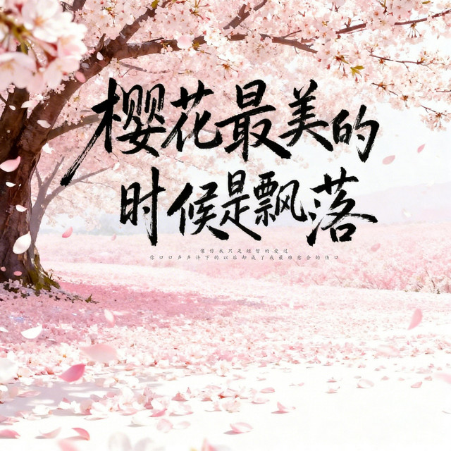 杨凯升 – 樱花最美的时候是飘落