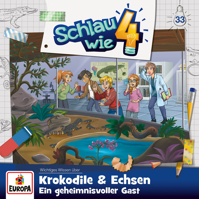 Cover: Krokodile & Echsen. Ein geheimnisvoller Gast