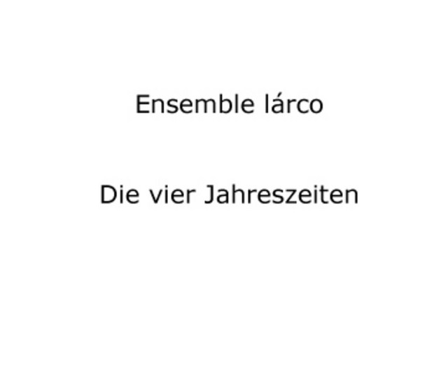 Die vier Jahreszeiten cover art