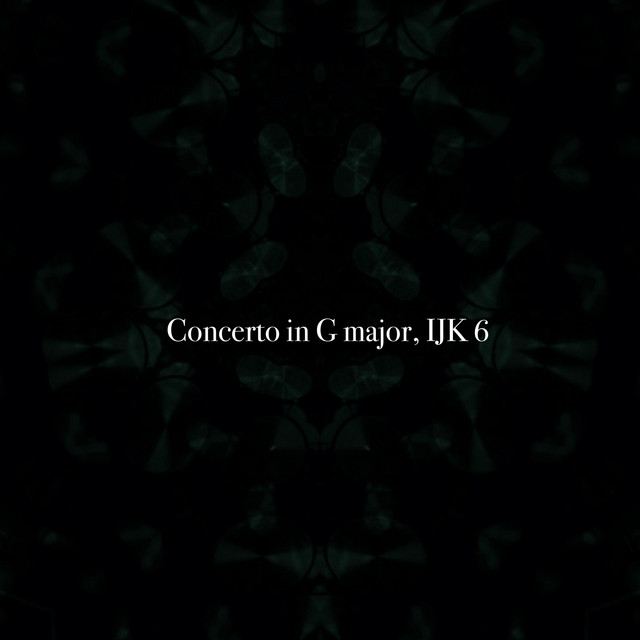 Concerto in G major, IJK 6 cover art