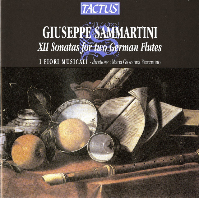 Sammartini: XII Sonatas for two German Flutes cover art