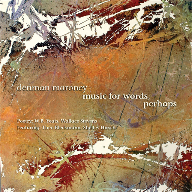 Maroney: Music for Words, Perhaps cover