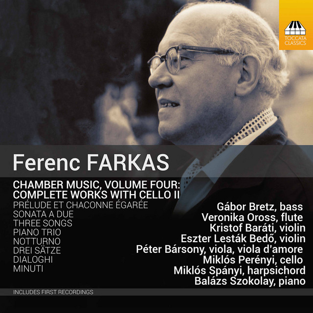 Farkas: Chamber Music, Vol. 4 – Complete Works with Cello II