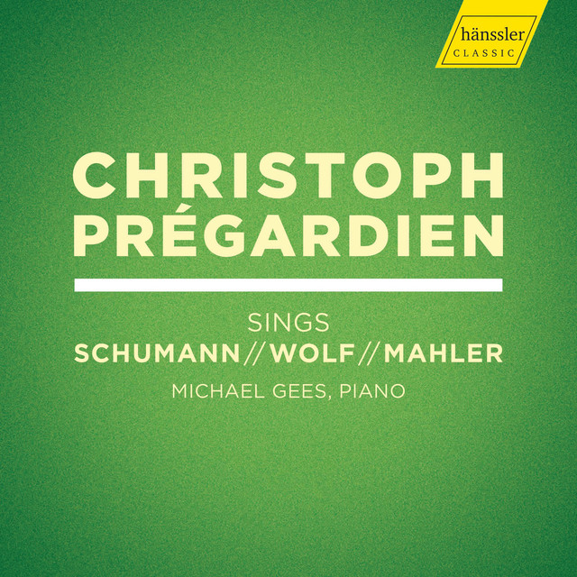 R. Schumann, Wolf & Mahler: Lieder cover art