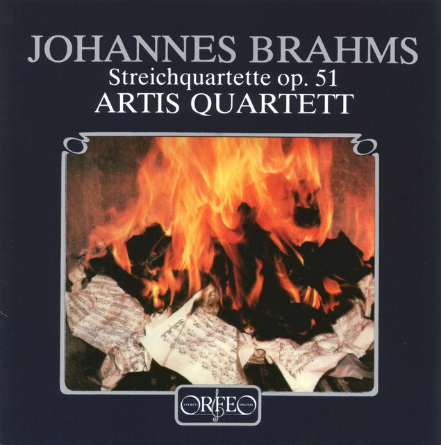 Brahms: String Quartets Nos. 1 & 2, Op. 51 cover