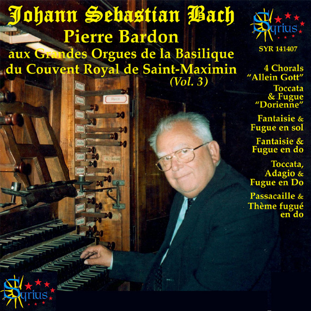 Johann Sebastian Bach (aux Grandes Orgues de la Basilique du Couvent Royal de Saint-Maximin) cover art