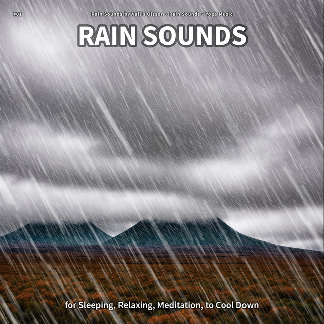 #01 Rain Sounds for Sleeping, Relaxing, Meditation, to Cool Down cover art