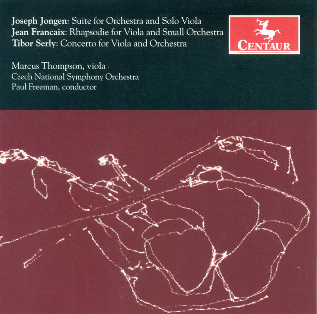 Jongen, J.: Suite for Viola and Orchestra / Francaix, J.: Rhapsodie / Serly, T.: Viola Concerto cover art