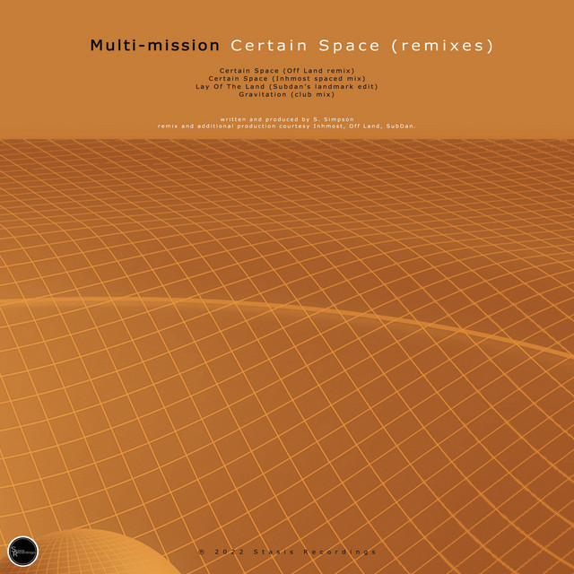 Certain Space (Remixes) cover