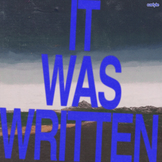 it was written cover art