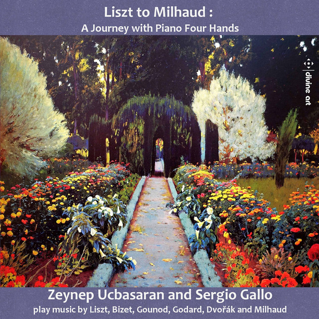 Liszt to Milhaud: A Journey with Piano 4 Hands cover art