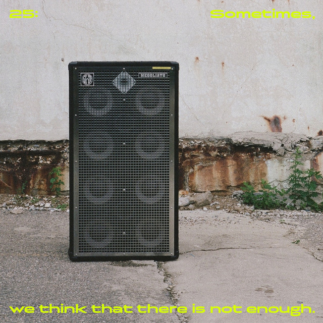 25: Sometimes, we think that there is not enough. cover art