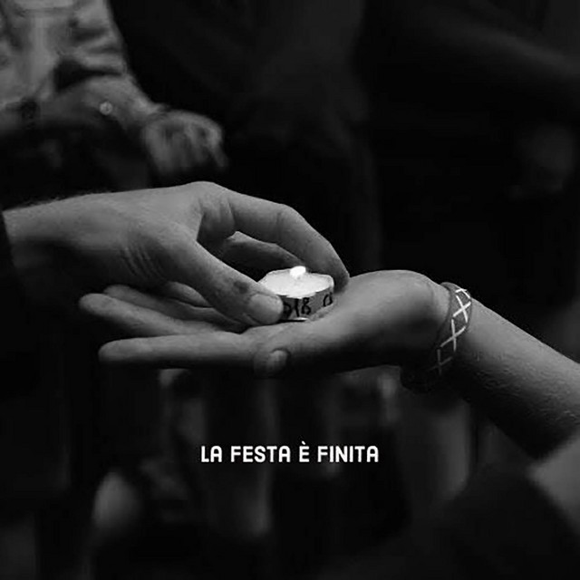 La festa è finita cover art