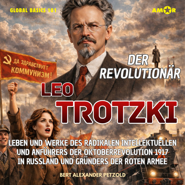 Der Revolutionär Leo Trotzki - Leben und Werke des radikalen Intellektuellens und Anführers der Oktoberrevolution 1917 und Gründers der Roten Armee [Global Basics 101 - Deine Serie für modernes Wissen, Folge 32 (ungekürzt)] cover