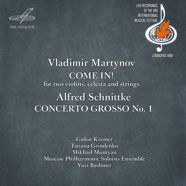 Vladimir Martynov: Come in! - Alfred Schnittke: Concerto Grosso No. 1 (Live)
