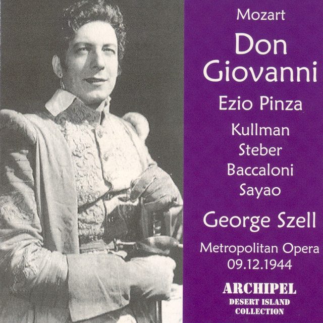 Wolfgang Amadeus Mozart: Don Giovanni (Metropolitan Opera 09.12.1944) cover art