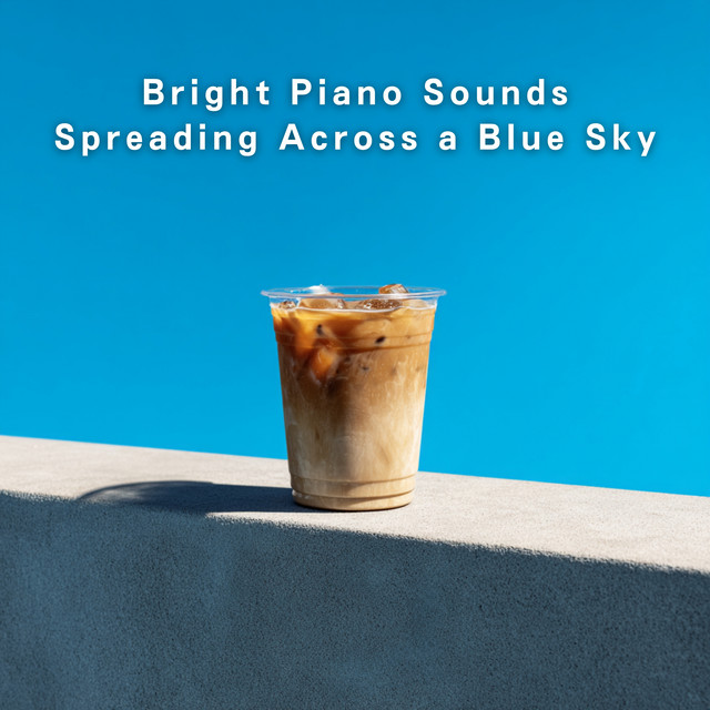 Bright Piano Sounds Spreading Across a Blue Sky