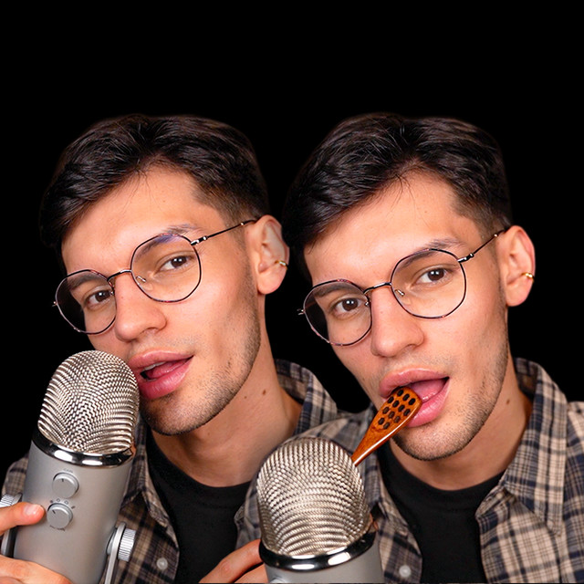 ASMR Mouth Sounds, Inaudible, Eating Honey, Kisses cover art