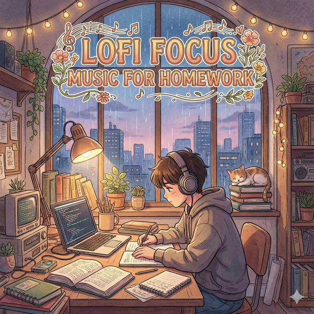 Lofi Focus Music for Homework cover art