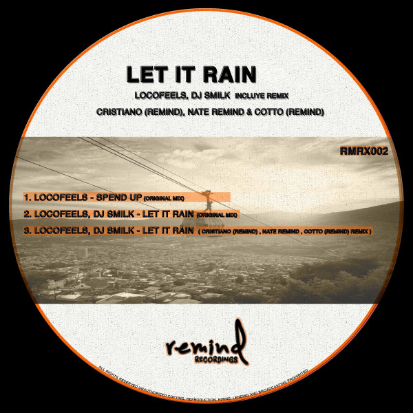 Let It Rain - Cristiano ( Remind), Nate Remind & Cotto (Remind) Remix cover art
