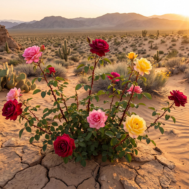 Desert Roses Farewell by Keshav Parvathaneni