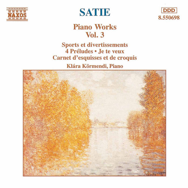 Satie: Piano Works, Vol. 3 cover art