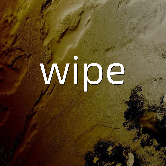 wipe cover art