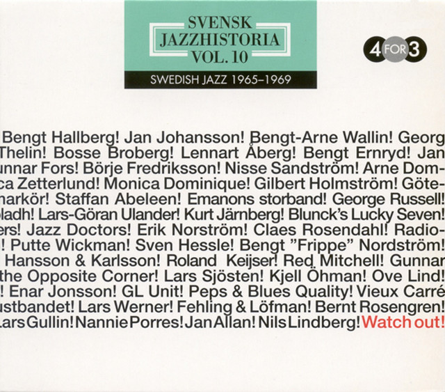 Svensk jazzhistoria vol. 10 (1965-1969) - Watch Out! cover