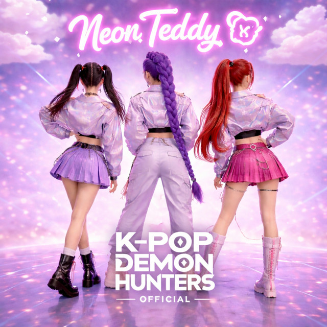 Album cover for Neon Teddy by K-Pop Demon Hunters OFFICIAL