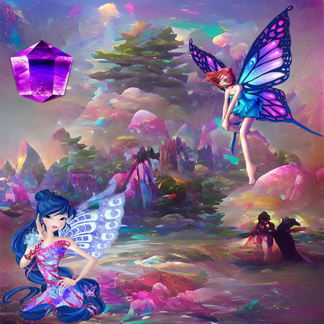 Crystallized cover art