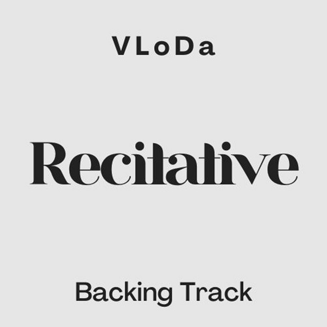 Обкладинка: Recitative - Backing Track — VLoDa
