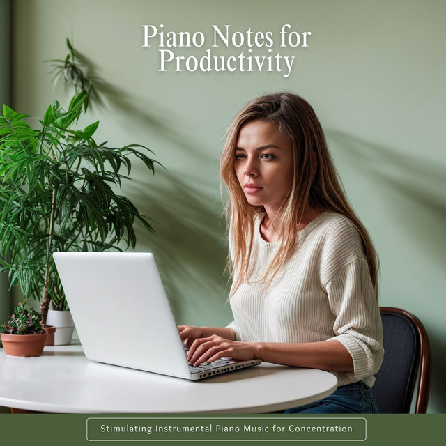 Piano Notes for Productivity: Stimulating Instrumental Piano Music for Concentration cover art
