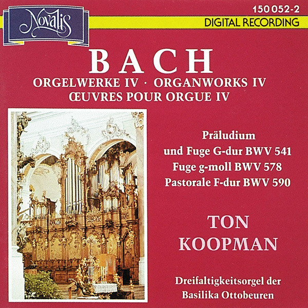 Bach: Orgelwerke IV cover art