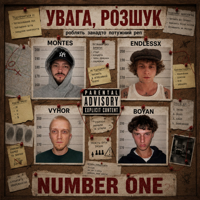Обкладинка: NUMBER ONE — MONTES