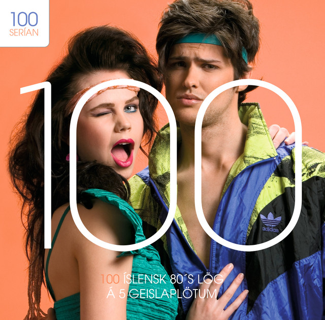 100 íslensk 80's lög cover art
