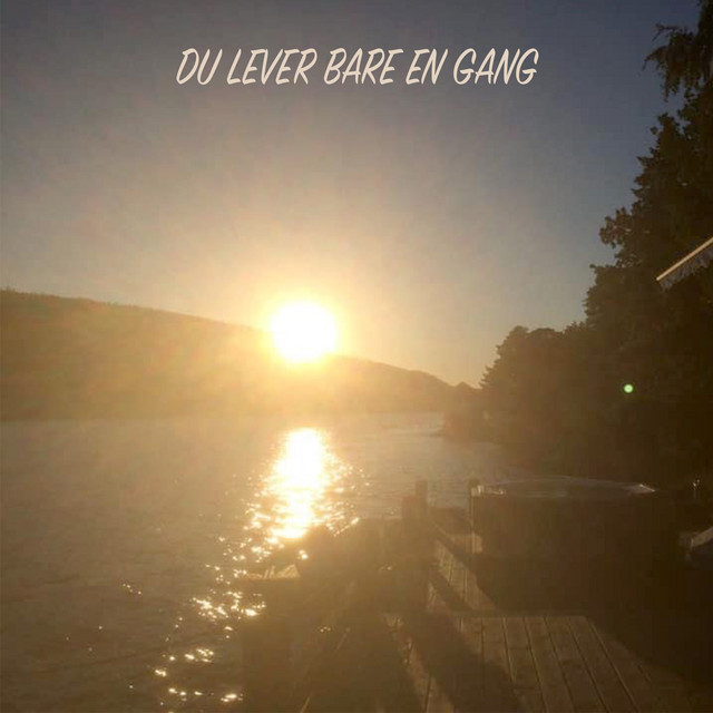 Du Lever Bare En Gang cover