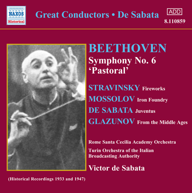 Beethoven: Symphony No. 6 (De Sabata) (1947) cover