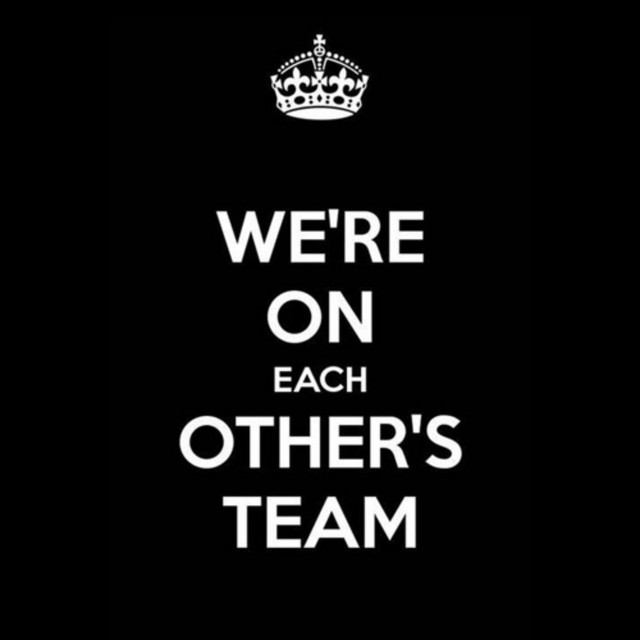 We're On Each Other's Team cover