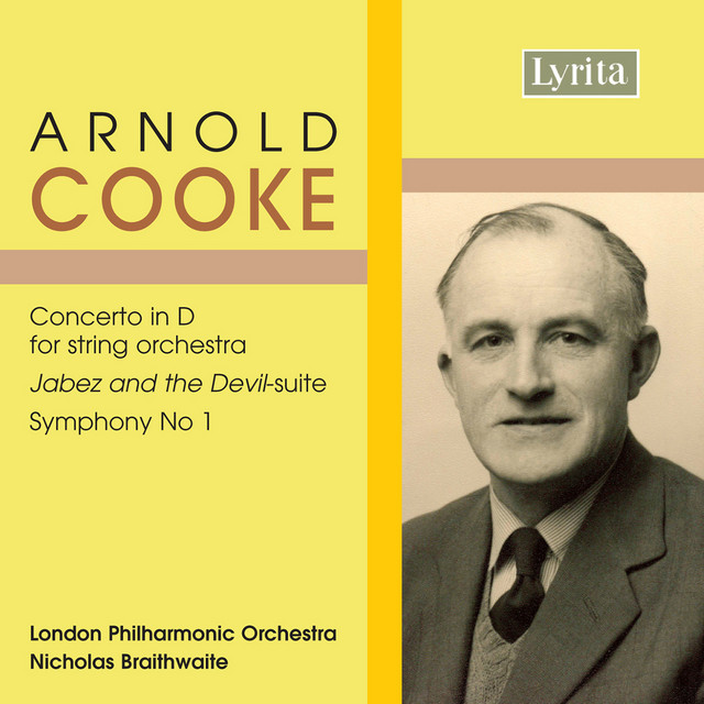 Cooke: Concerto for String Orchestra in D Major, Symphony No. 1 & Jabez and the Devil cover