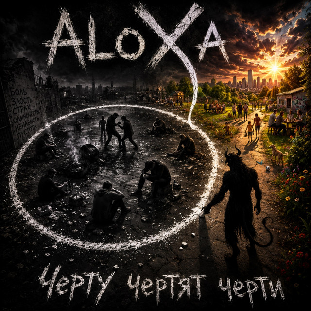 Обкладинка: Черту Чертят Черти — Aloxa
