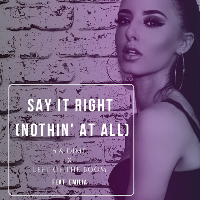 Say It Right (Nothin' at All) feat. Emilia - Extended mix album art