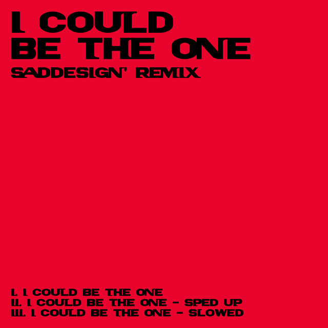 I Could Be The One cover art