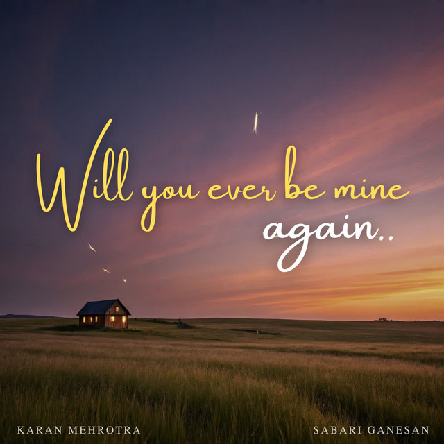 Will you ever be mine again cover art