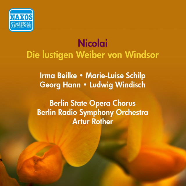 Die lustigen Weiber von Windsor (the Merry Wives of Windsor): Overture cover art