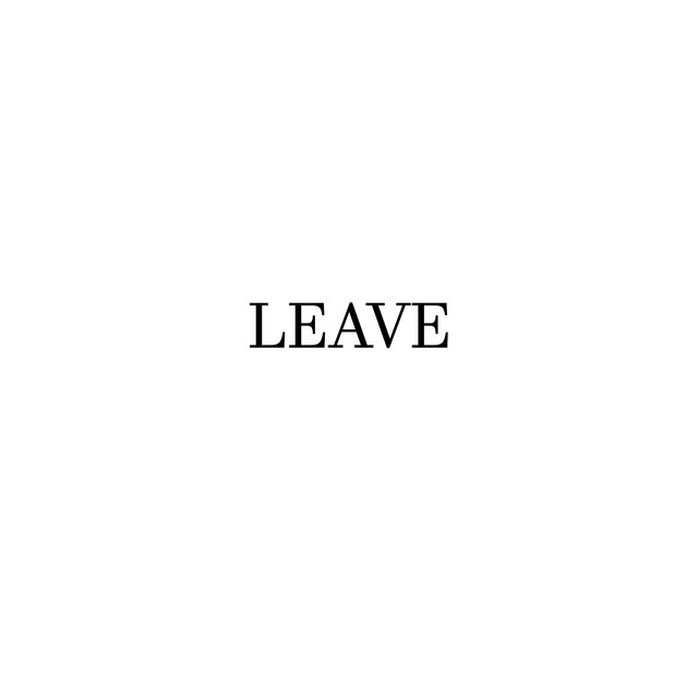 Leave cover art