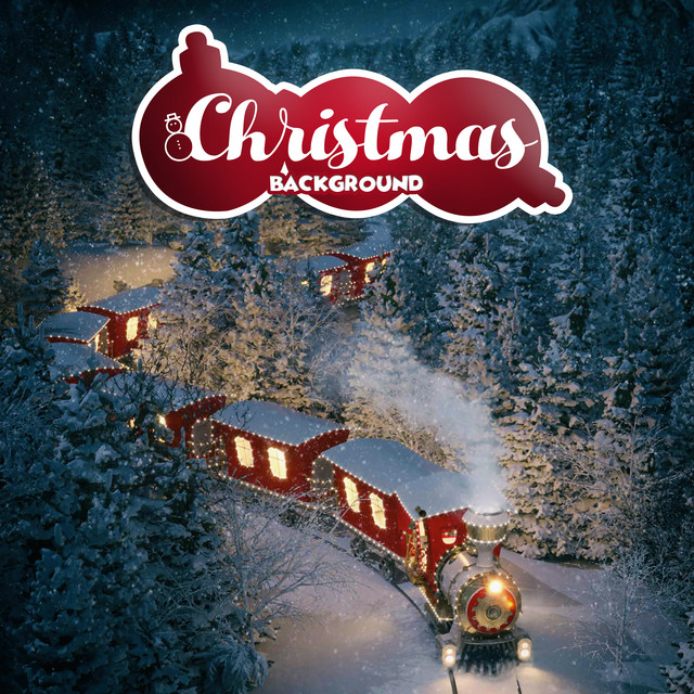Christmas background cover art