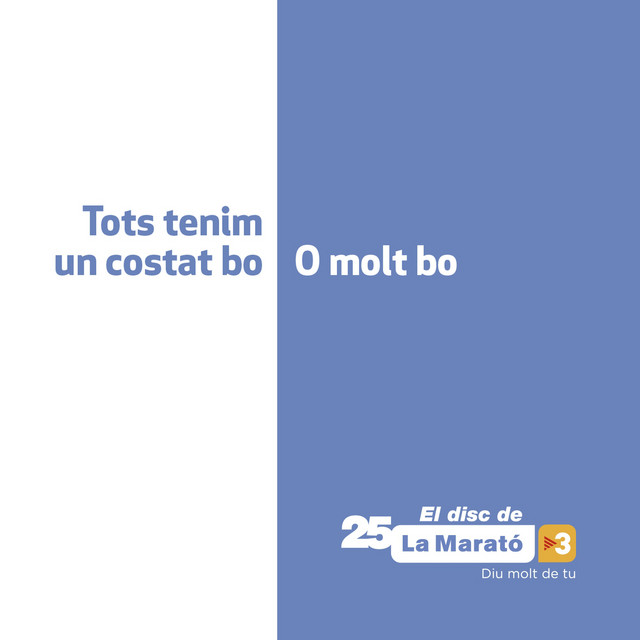 El disc de la Marató 2016: Ictus i lesions medul·lars i cerebrals traumàtiques (Tots Tenim un Costat Bo o Molt Bo, Diu Molt de Tu)