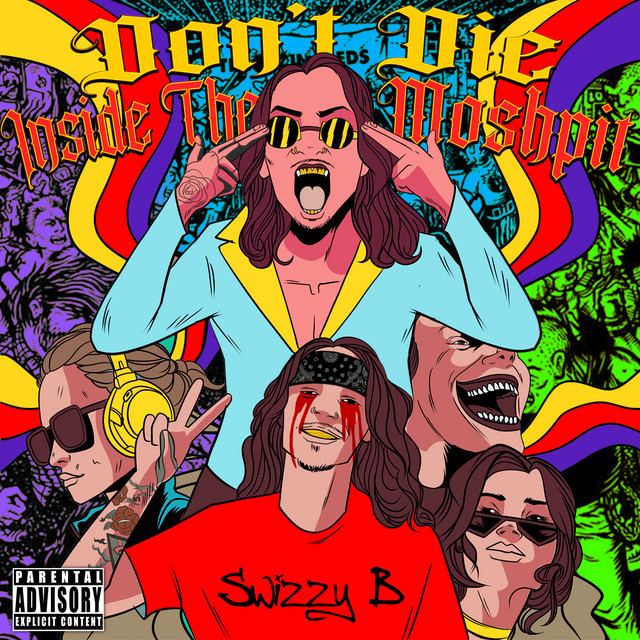DON'T DIE INSIDE THE MOSHPIT cover art
