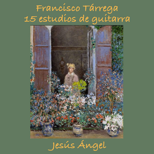 Francisco Tárrega: 15 estudios de guitarra cover art