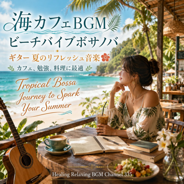 Sea Cafe BGM Beach Vibration Bossa Guitar Refresh Music Cafe, Study and Cooking Tropical Bossa Journey To Spark Your Summer (2026 Remaster)